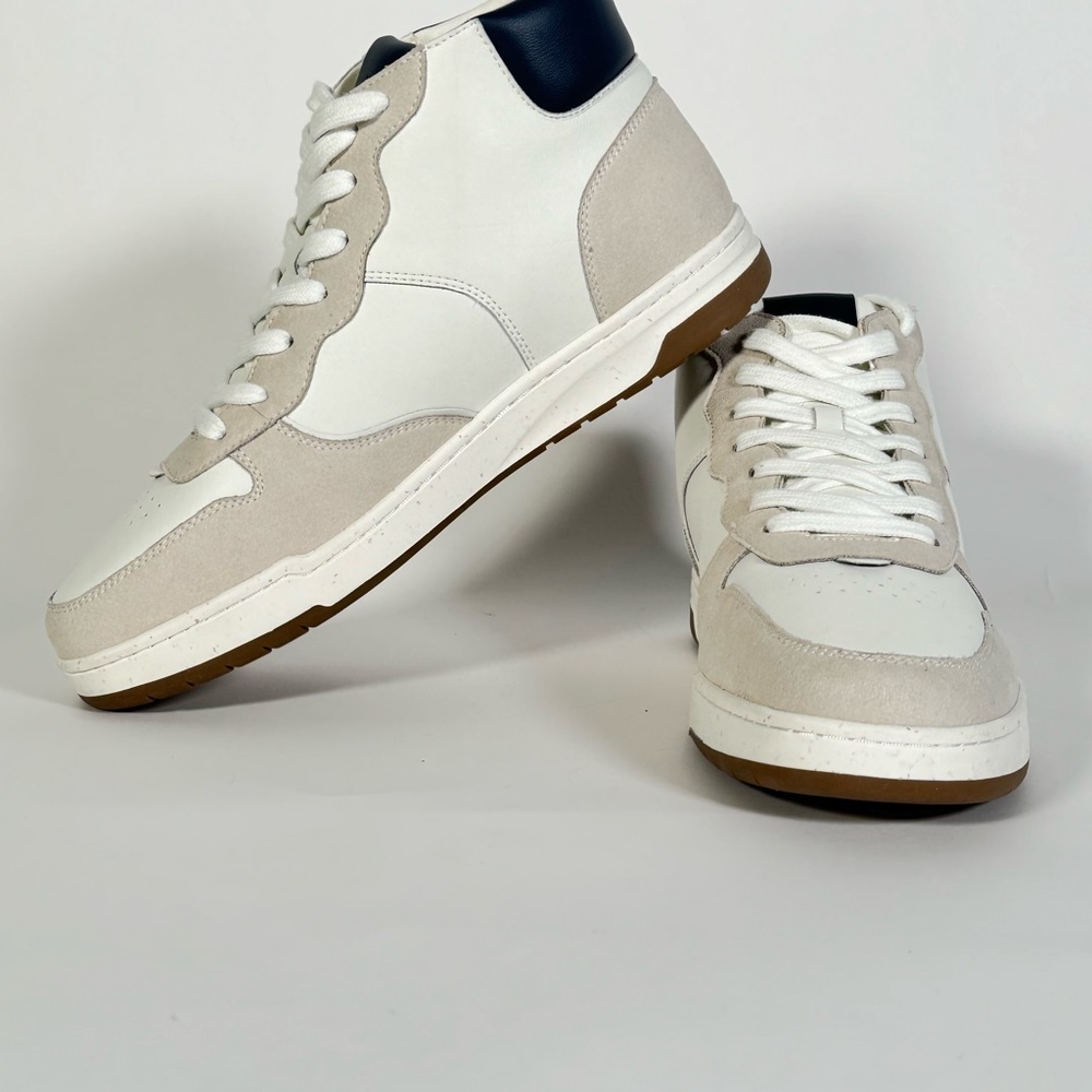 Madewell Court High-Top Sneakers in All White. - Picture 7 of 8